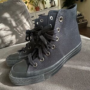 NWOB Black High-Top Chuck Taylor Converse Sneakers